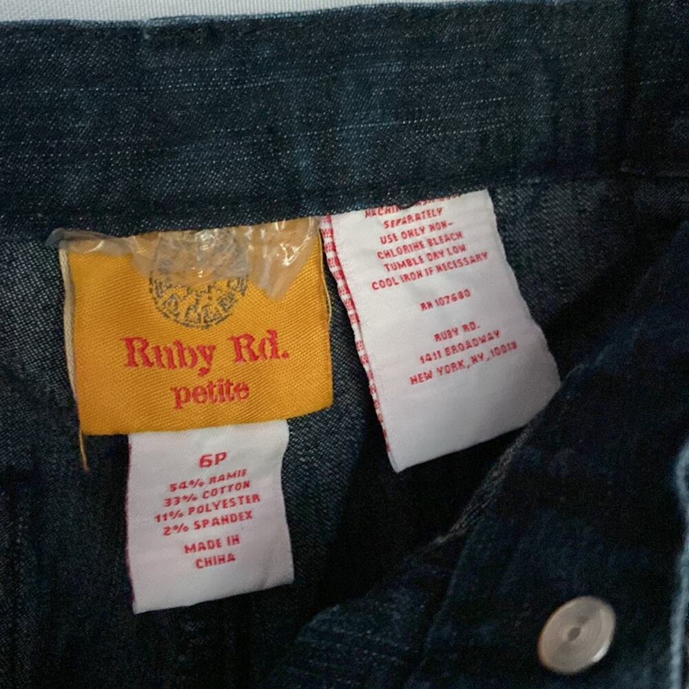 NWOT Ruby Rd. Jeans Size 6P - Picture 5 of 7